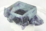 Colorful Cubic Fluorite Crystals with Phantoms - Yaogangxian Mine #215769-1